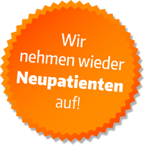 Wir nehmen wieder Neupatienten auf!